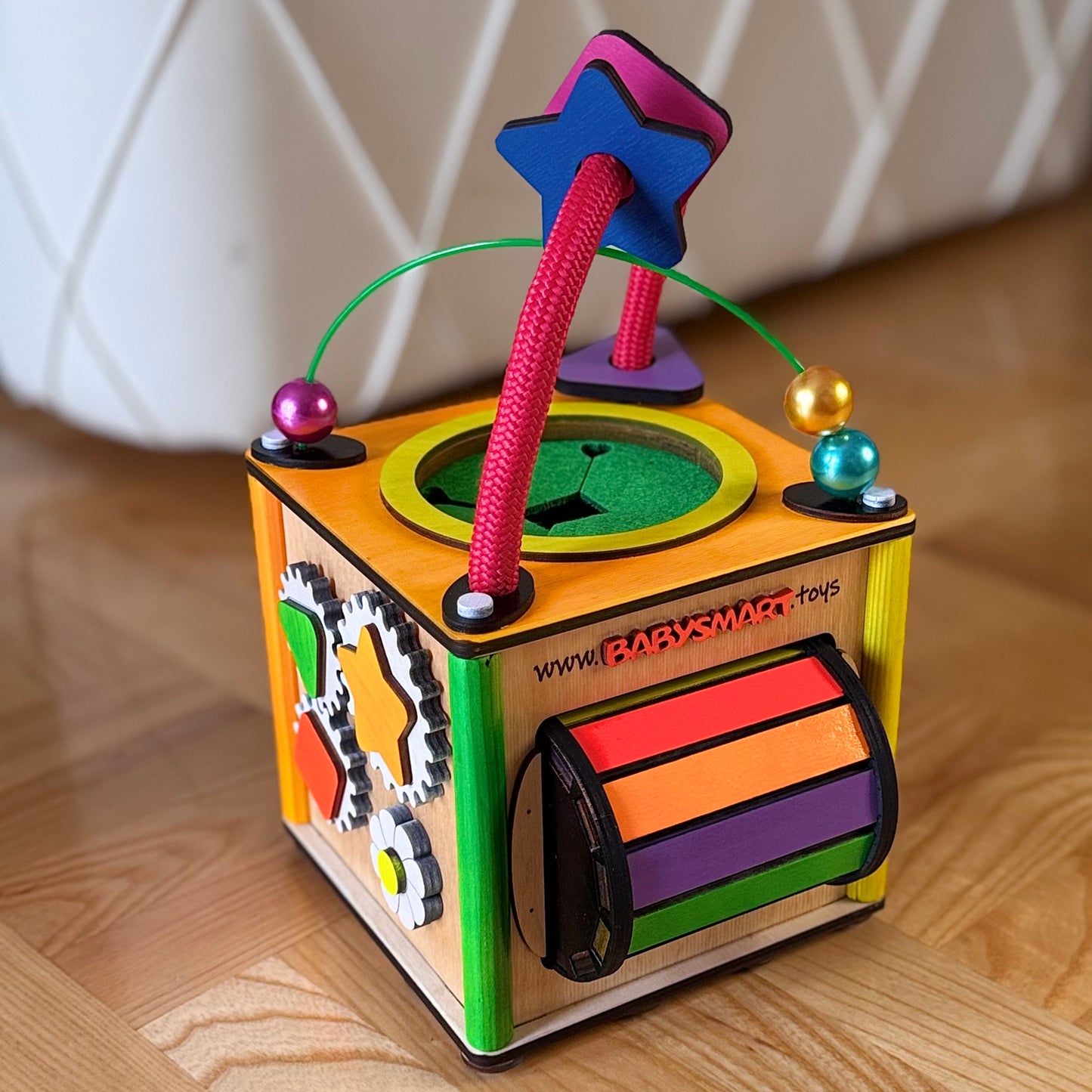 Montesori kocka Babysmart 20x20x16 cm