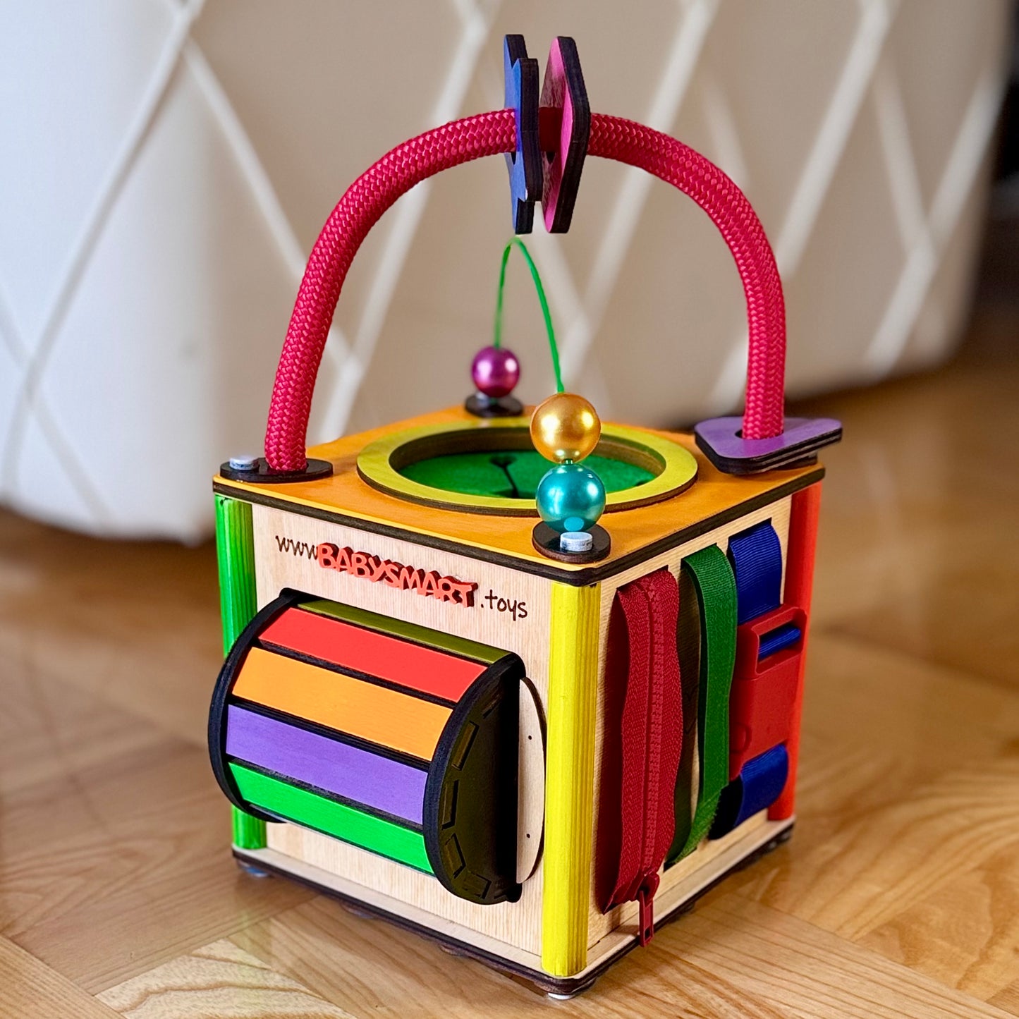 Montesori kocka Babysmart 20x20x16 cm