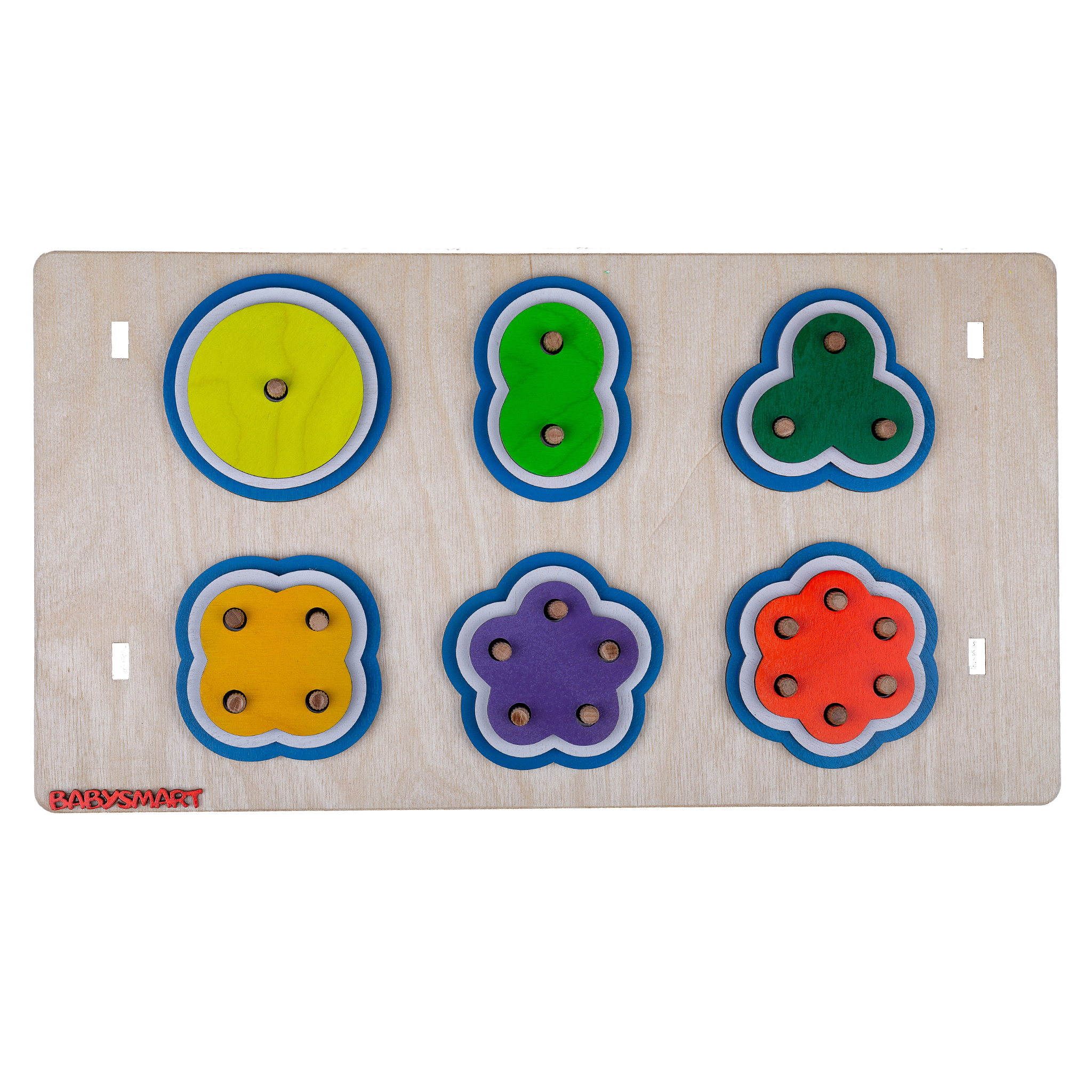 Drvena slagalica za decu | Edukativna igračka 1+ – Babysmart
